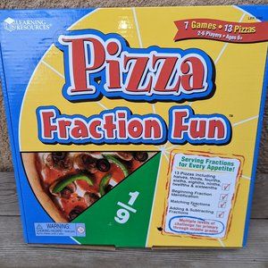New Learning Board Game Pizza Fraction Fun